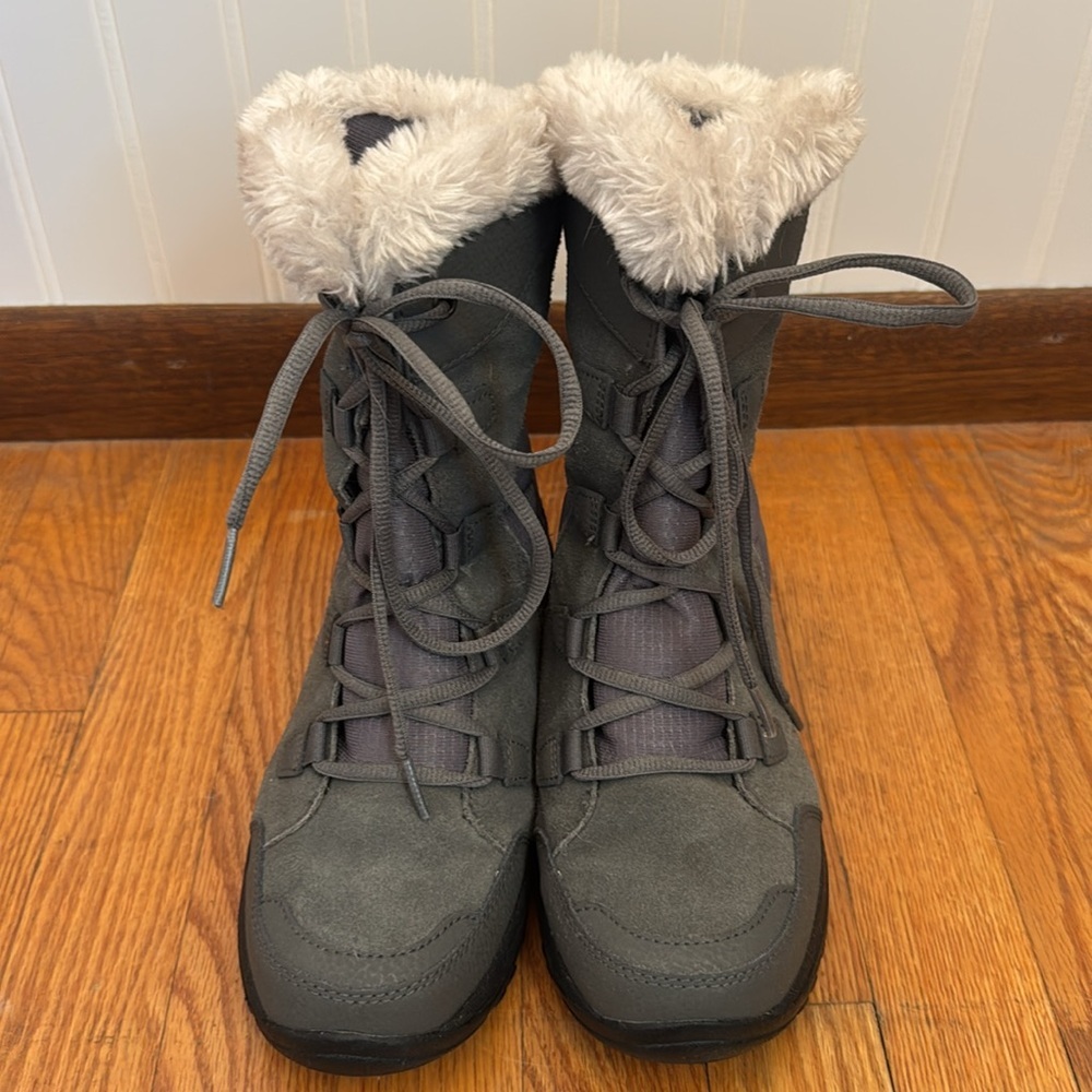Columbia Women's Ice Maiden II Boot Charcoal Winter Boots Size 7 - Picture 3 of 10